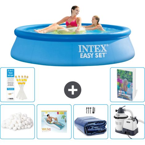 Intex Piscina Easy Set Rotonda - 244x61 cm - 7-pezzi  S5