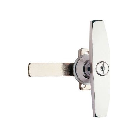 Cerradura mueble metalico m66100c0030 cr manilla aga (1/3)