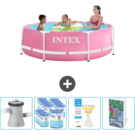 Intex Piscina con struttura Rotonda - 244x76 cm - 7-pezzi  SCB123 (1/5)