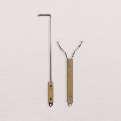 Pack de 2 ustensiles en inox pour Kamado