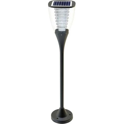 PowerNeed ESL-25H lampada solare LED nera per esterno