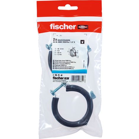 fischer articulated pipe clamp FGRS Plus 1 1/2" B (2) 10 pièces (1/3)