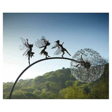 Statue de jardin en métal 120cm – Traitement antirouille – Décoration extérieure résistante aux intempéries – Design réaliste (1/3)