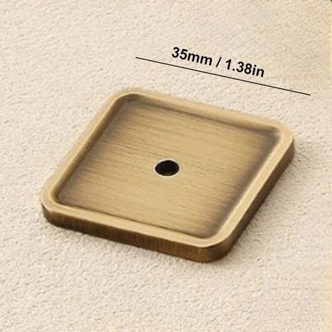 (Base-Bronze-A-1 pièce) Boutons et poignées en laiton massif de style nordique pour tiroirs et commodes poignées de meubles en bronze poignées créatives et luxueuses pour armoires de cuisine. (1/5)