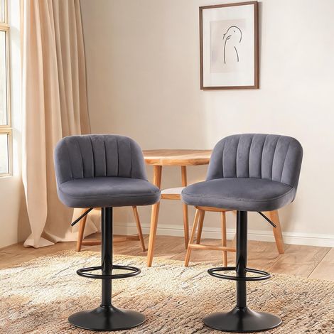 Tabouret de bar réglable de 61 à 81 cm 43 x 45 x 101 cm (1/5)