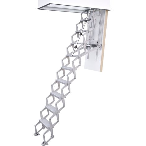 Roto Scherentreppe Elektro bis 279cm Raumhöhe 120x70cm Rohbaumaß