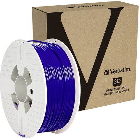 Filament imprimante 3D Verbatim 55063 PETG 1 kg bleu (1/3)