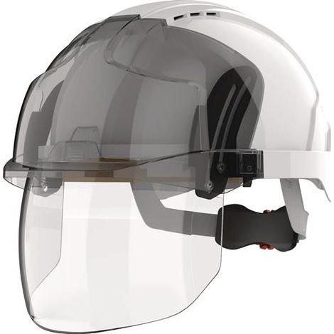 Casco  de  seguridad  industrial  EVO®  VISTAshield®  blanco/smoke  ABS  EN  397,  EN  50365  JSP (1/2)