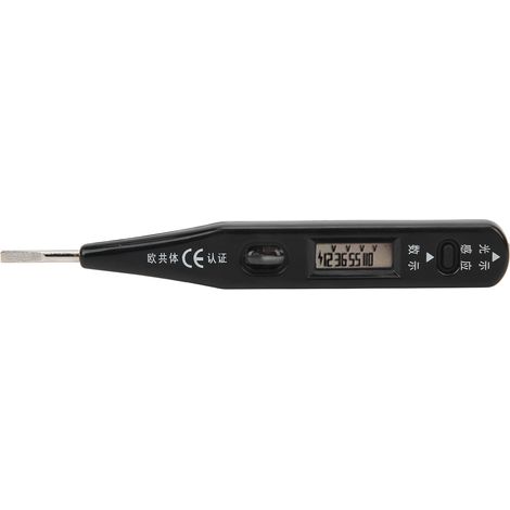 Stylo testeur de tension inductif de type AC 12-250 V/DC 6-36 V avec affichage numérique LCD (1/5)