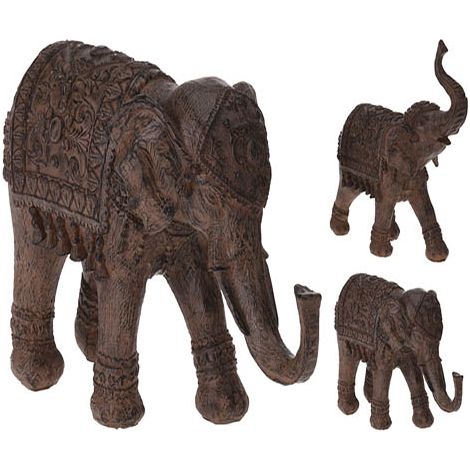 ELEFANTE PEQUEÑO 25X9X16 CM SURTIDO