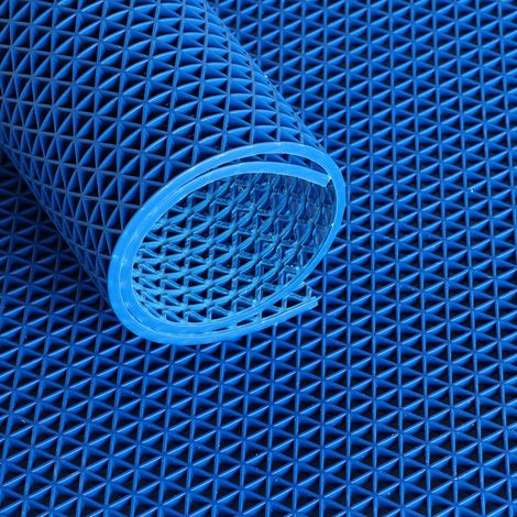 Esterilla de rejilla Ultra Grip con estructura de diamante de 120 cm - Azul (1/5)