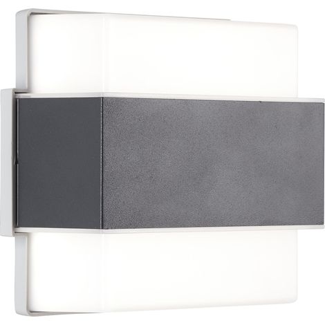 Brilliant Archie LED Außenwandleuchte anthrazit, Metall/Kunststoff, 1x 7 W LED integriert, (Lichtstrom: 680lm, Lichtfarbe: 4000K)