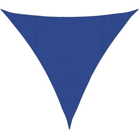 Maison Exclusive - Voile d'ombrage 160 g/m² triangulaire bleu 4,5x4,5x4,5 m PEHD (1/5)