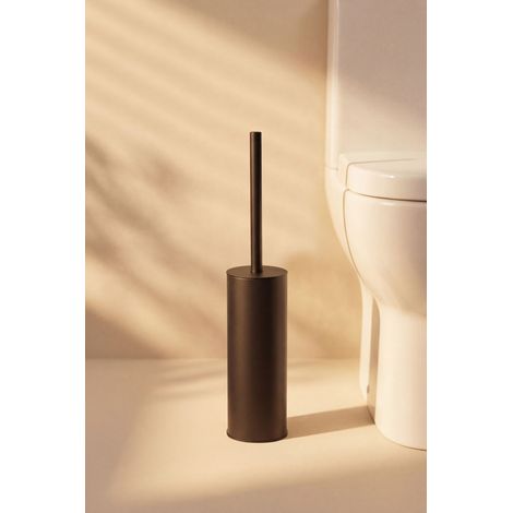 Brosse de toilette EDEN avec support à poser BASS Noir mat