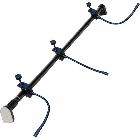 Support métallique réglable pour guirlande lumineuse, idéal pour porte d'entrée, couronne de Noël et guirlande lumineuse, grande taille pour intérieur et extérieur. (1/5)