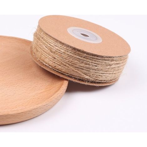 2 Stück 360 Meter Juteschnur 2 mm natürliche Juteschnur Gartenschnur geeignet für DIY-Dekorationen Häkelarbeiten Geschenkverpackungen und (1/5)