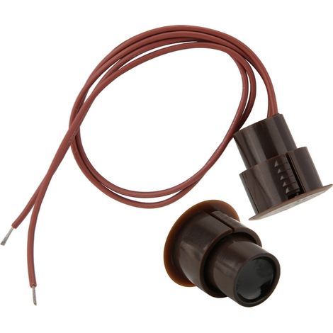 Détecteur de contact magnétique filaire de type NC pour porte/fenêtre, interrupteur à lames. (1/5)