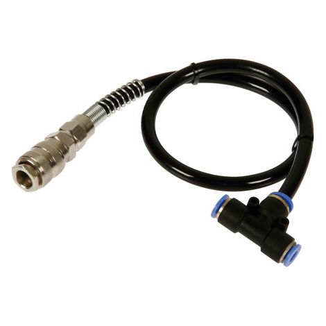 T-2, connettore aria ad attacco rapido Ø 6 mm, con prolunga 50 cm (1/2)