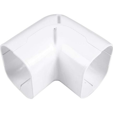 Kit de housse décorative en PVC pour climatiseur, mini climatiseur central et tuyau de pompe à chaleur (coude de 12,7 cm) (1/2)