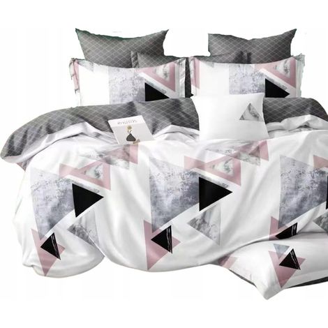 Parure de lit polaire Parylux P2.11, housse de couette triangles avant-gardistes 140x200 (1/2)