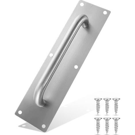 Manilla de 30 cm para puerta corredera de granero, tirador de puerta, manilla exterior para puerta corredera de granero, puerta de madera, baño (1/5)