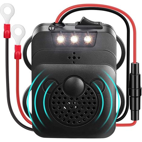Répulsif Électronique Pour Animaux - À Ultrasons Et Lumière Clignotante - Pour Voiture Garage Grenier - 1 Pièce (1/5)