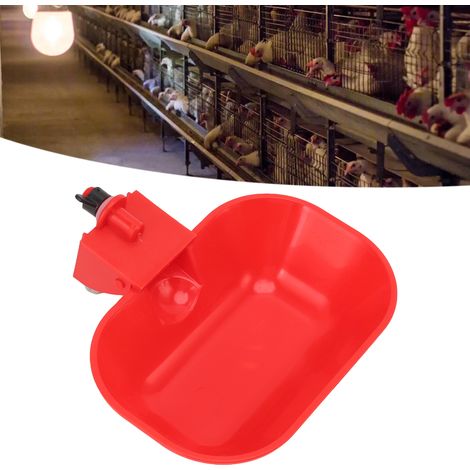 Paquete de 6 bebederos automáticos de gran capacidad, de plástico ABS grueso, para perros, gatos y gallinas, G1/8 (1/5)