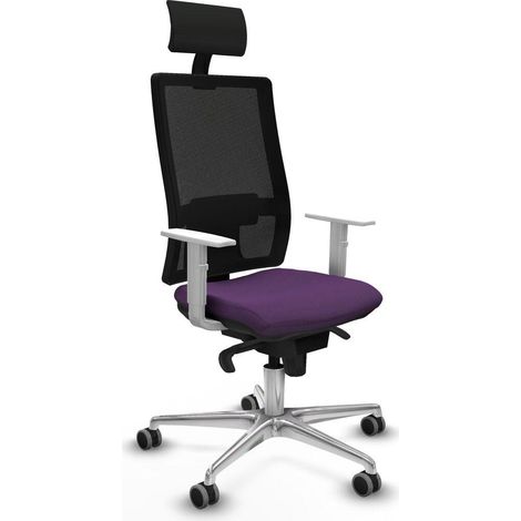 piqueras-y-crespo Horna chaise de bureau blanc ergonomique (1/3)