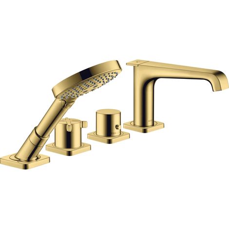 hansgrohe AXOR Citterio E Canto de teja de 4 agujeros con
