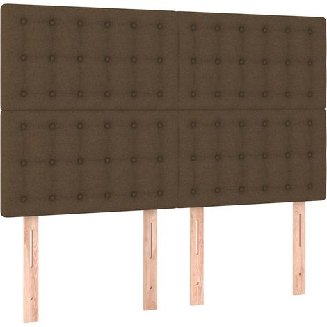 Maison Exclusive - Cabecero de cama marrón oscuro 144x5x118/128 c (1/5)