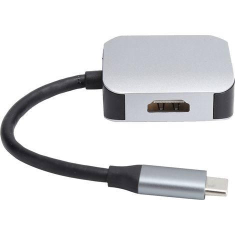 Station d'Accueil USB-C vers HDMI VGA 1080P, Hub Adaptateur Universel pour PC Portable avec Connexion Instantanée (1/5)