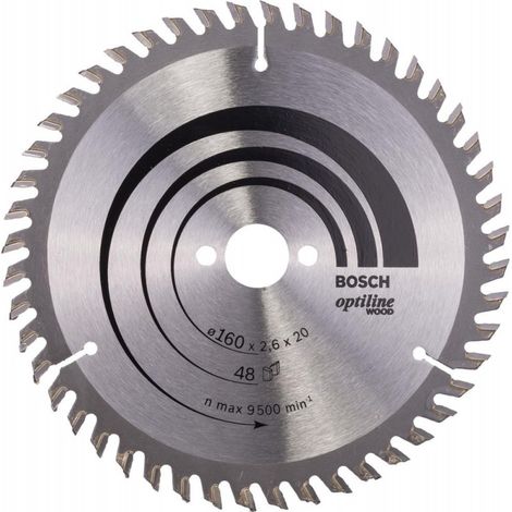 Bosch PRO Wood Circular Saw Blade 160 x 2.6 x 20 mm T48 2608640732