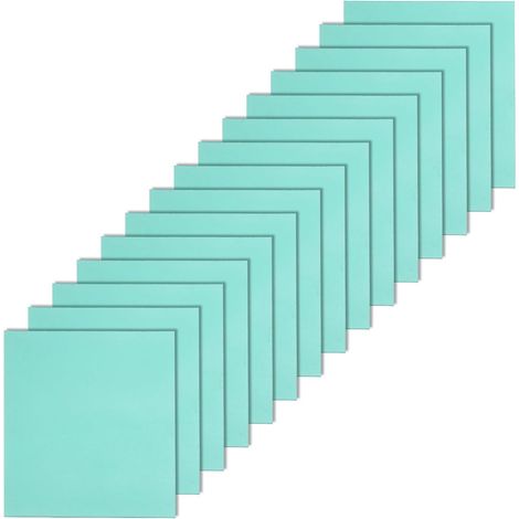 Lot de 15pcs Lentilles de Protection pour Casque de Soudage Remplacement de Lentille pour Casque de Soudage Plaque de Protection Transparente Lentille de Rechange 138x122x1mm (1/5)
