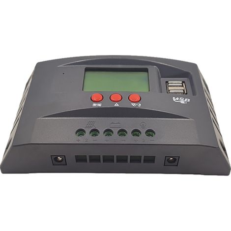 MPPT-PV-Solarladeregler 12V/24V mit automatischer Spannungsregelung, 40A (1/5)