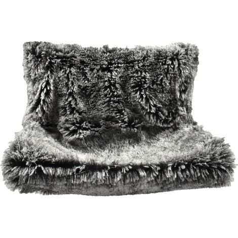 Radiateur à Chat Niche pour Chat intérieur Doux avec Crochet Noir/Blanc 47 x 30 x 25 cm (1/5)
