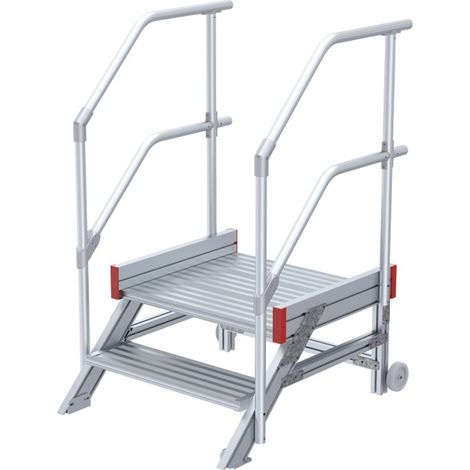 Euroline 514 Anstieg 45° 600mm Stufenbreite 2 Stufen Alu gerieft