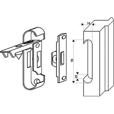 MACO Universal-Verbundkupplung mit 2 mm Luft, Silber