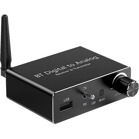 Émetteur-récepteur audio BT 5.3, convertisseur numérique-analogique (CNA), convertisseur optique SPDIF vers RCA L/R (1/5)