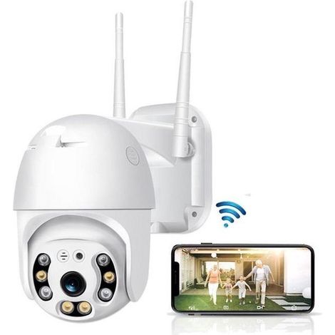 Telecamera di sicurezza - Wi-Fi Smart - Resistente all'acqua - IP66 - Ruotabile e inclinabile - 1080P (1/4)