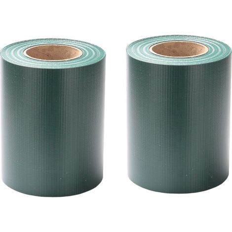 SWANEW Strisce privacy, PVC, strisce paravento, tappeto a doppia asta 70mx2 Verde (1/5)