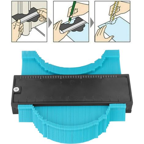 Outil multifonction en ABS pour la duplication de contours et la mesure de formes irrégulières, 12 cm (1/5)