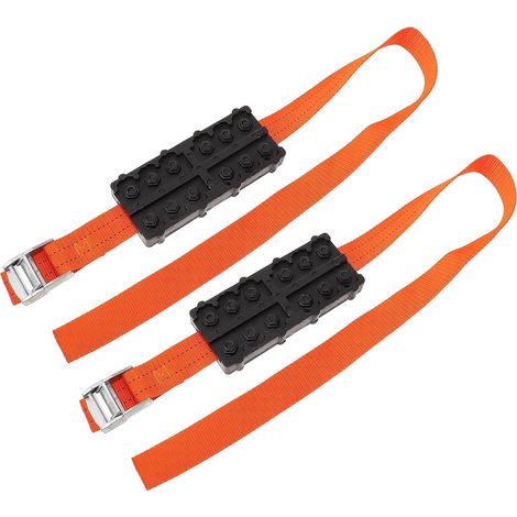 Plaques de Traction Antidérapantes pour Pneus 4x4, Planches de Récupération Tout-usage en Polypropylène Robuste, Lot de 2, pour Boue, Sable et Neige, Accessoires Auto Applicables (1/5)