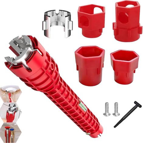 Clé Multifonction 14 en 1 pour Robinet et évier,Outils de Plomberie (1/5)