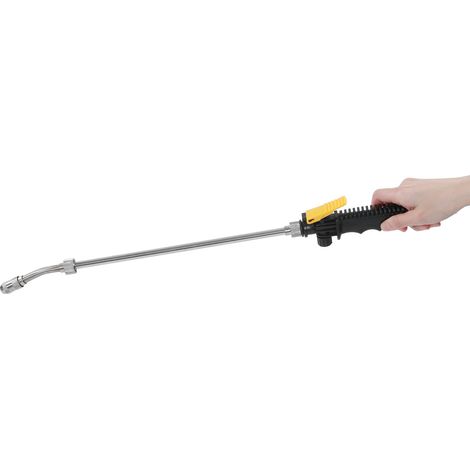 Pistolet de lavage haute pression avec buse pulvérisatrice réglable rotation 360° pour nettoyage voiture bateau (1/5)