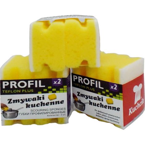 Teflon Küchen-Scheuerschwamm, 2 Stück.