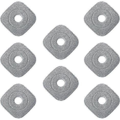 Lot de 8 lingettes pour balai essoreur Joybos, avec système de séparation automatique et rotation pour le nettoyage des sols. (1/5)