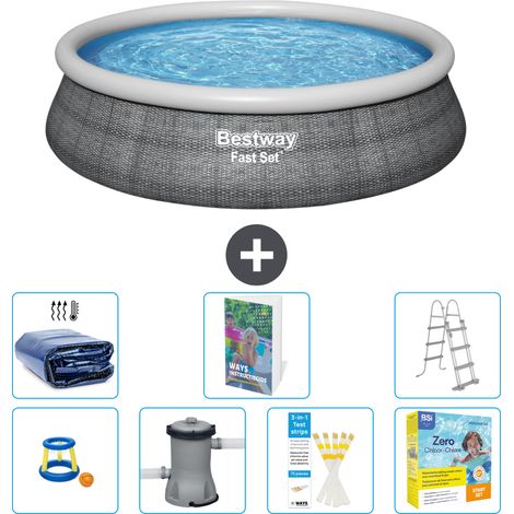 Bestway Piscina Bestway Fast Set Redonda - 457x107 cm - 8-piezas S355 (1/5)