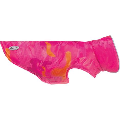 XL lunghezza 50 cm: Cappottino per cani Charlotte impermeabile e felpato con orlo riflettente