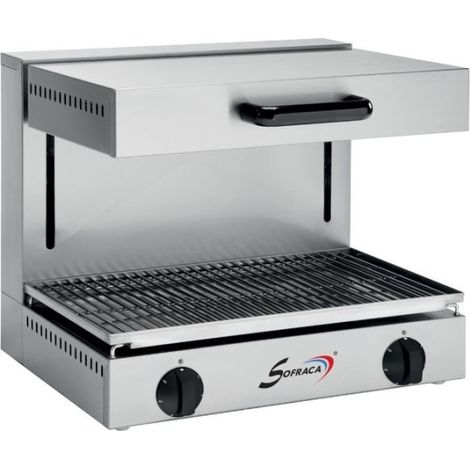 Salamandre PRO électrique 2 zones de chauffe, plafond mobile, 4000 W, 400 V -TRI