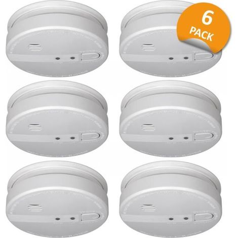 Détecteur de fumée ELRO FS1105P - 230V - Branchement secteur - Batterie de secours 5 ans - 6 pièces (1/4)
